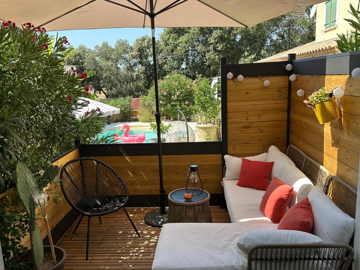 Apartamento Le Pouticaire Salinelles Exterior foto
